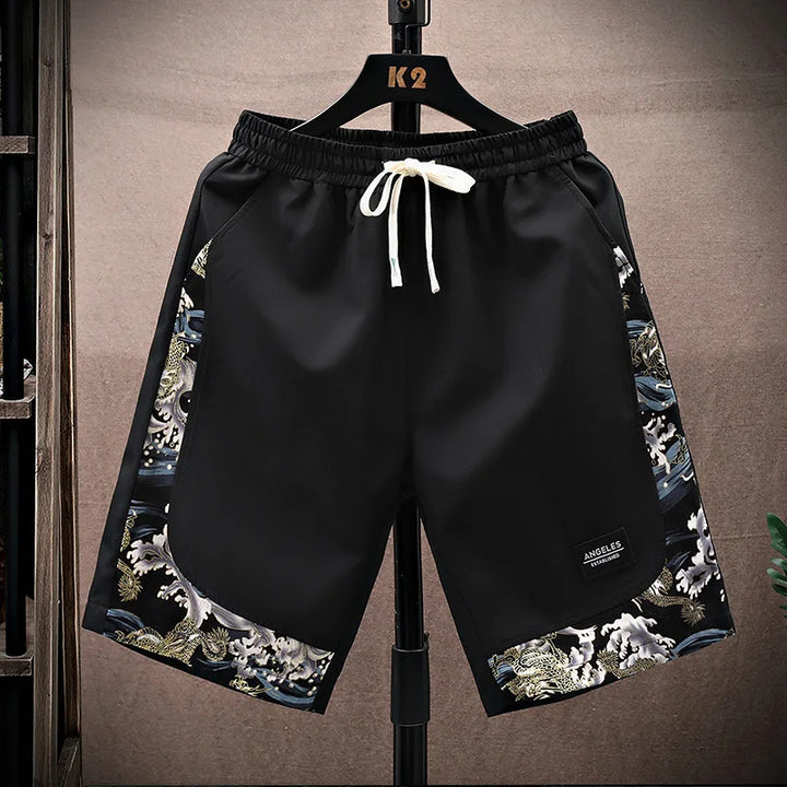 Dynasty Brocade Panel Short