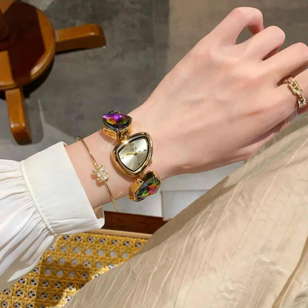 Iris Crystal Timepiece