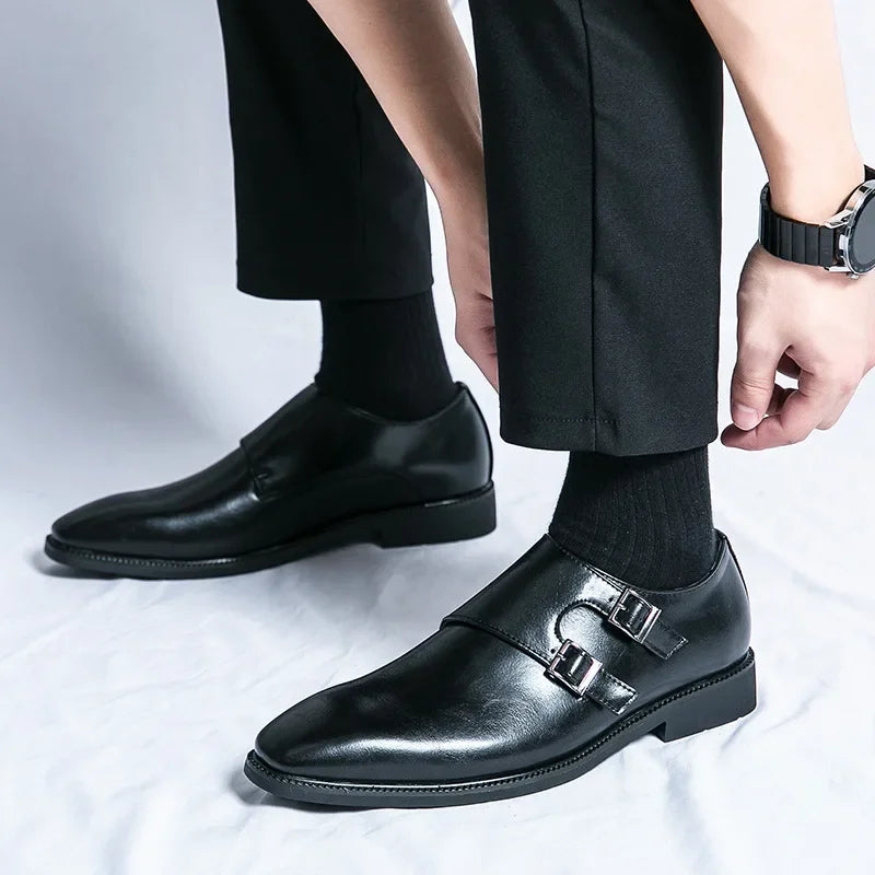 Double Monk Buckle Loafer