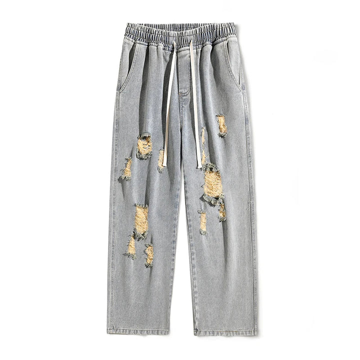 Riot Distressed Denim Jogger