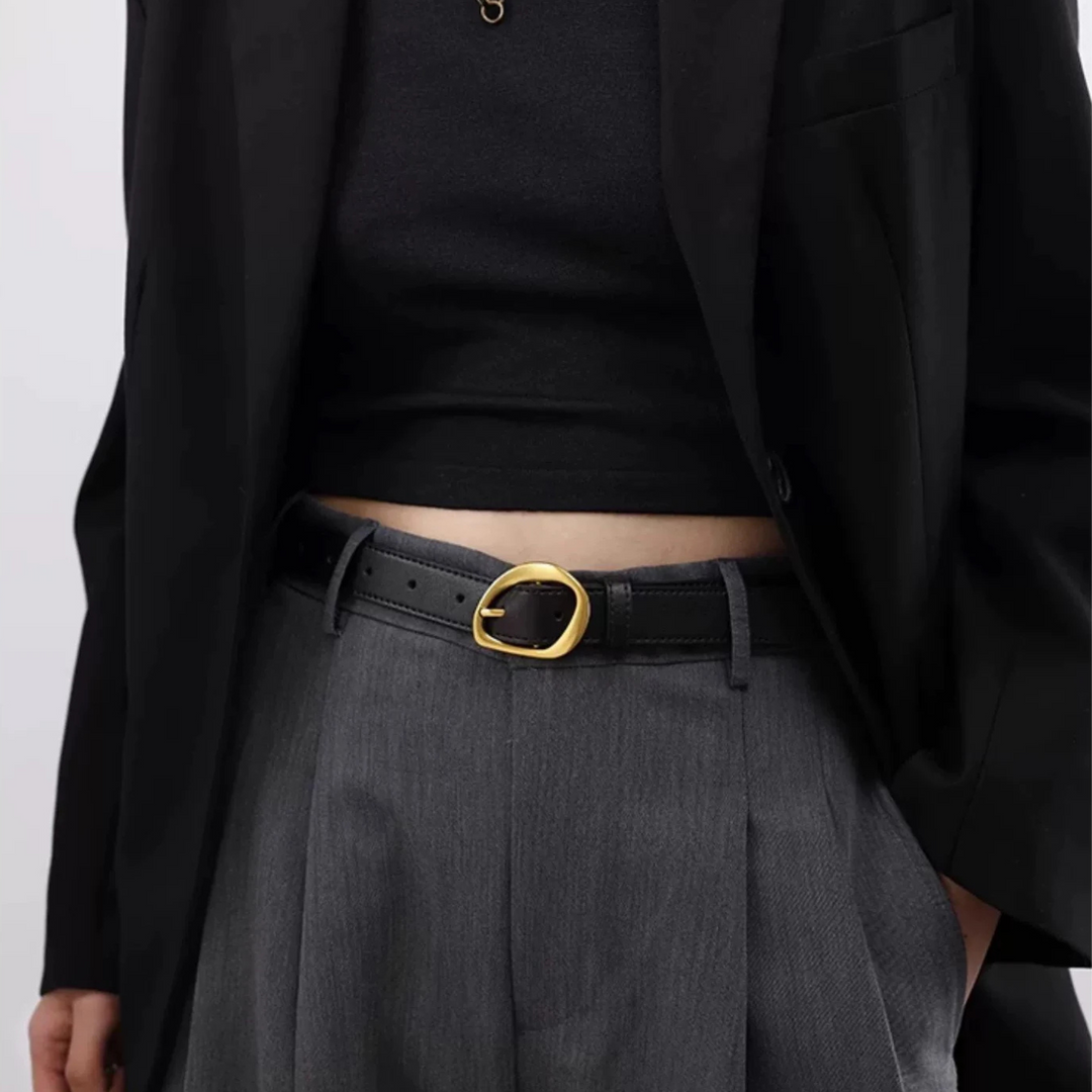 Solenne Leather Belt