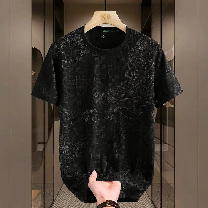 Revenant Grid Silk Tee