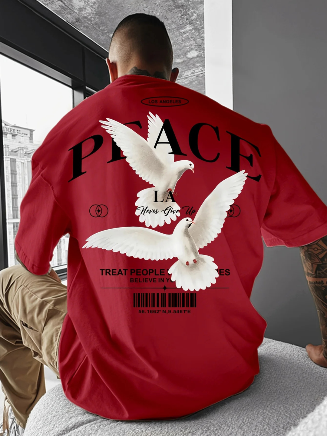 Peace Society Oversized Tee