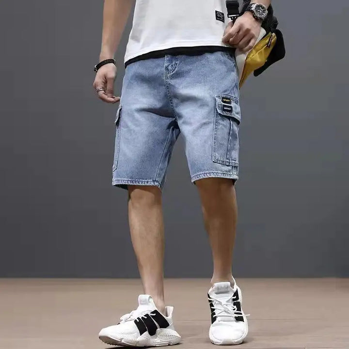 District Denim Cargo Short