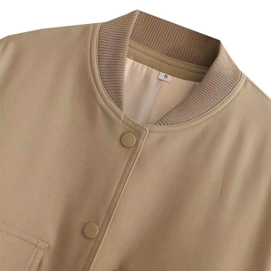 Amari Crop Bomber Jacket