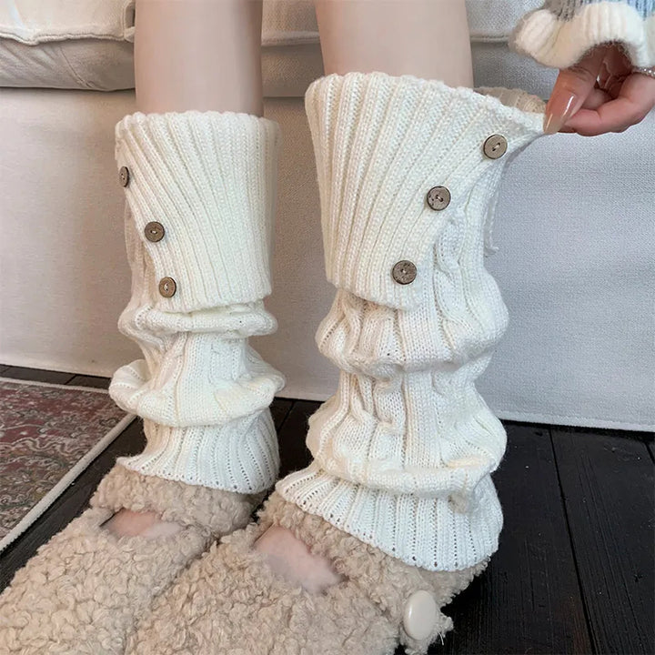 Chalet Cable-Knit Leg Warmers