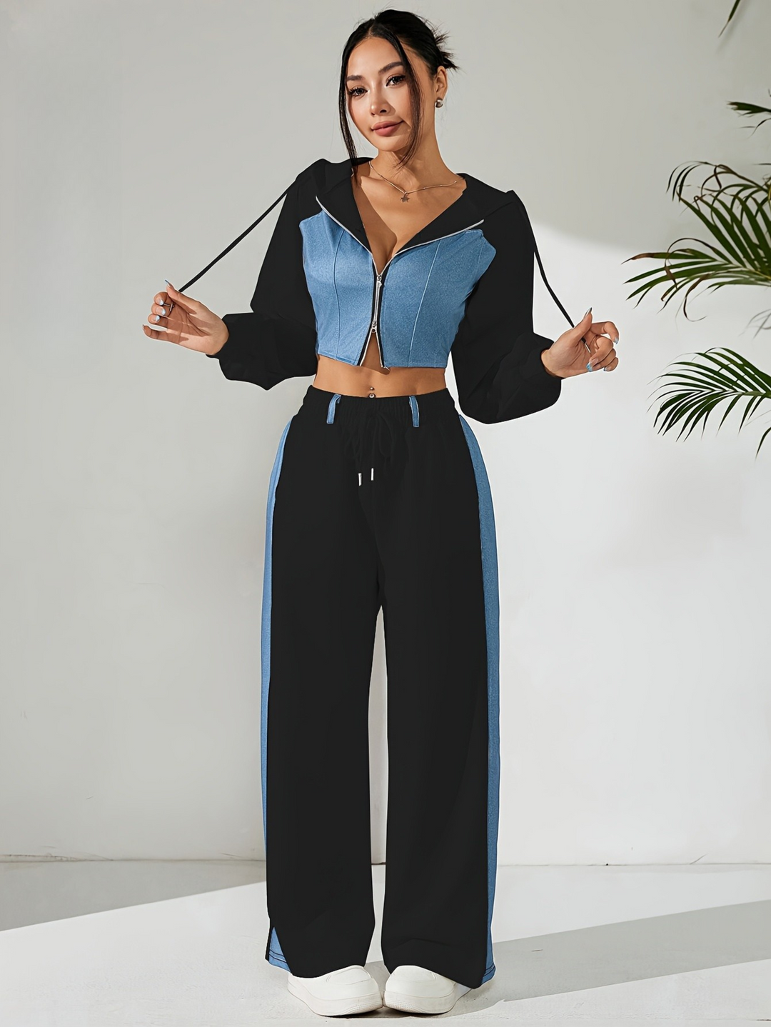 Aviara Contrast Zip Co-Ord