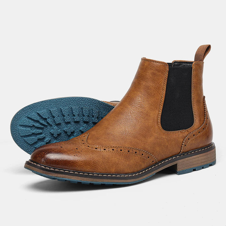 Regent Brogue Chelsea Boot