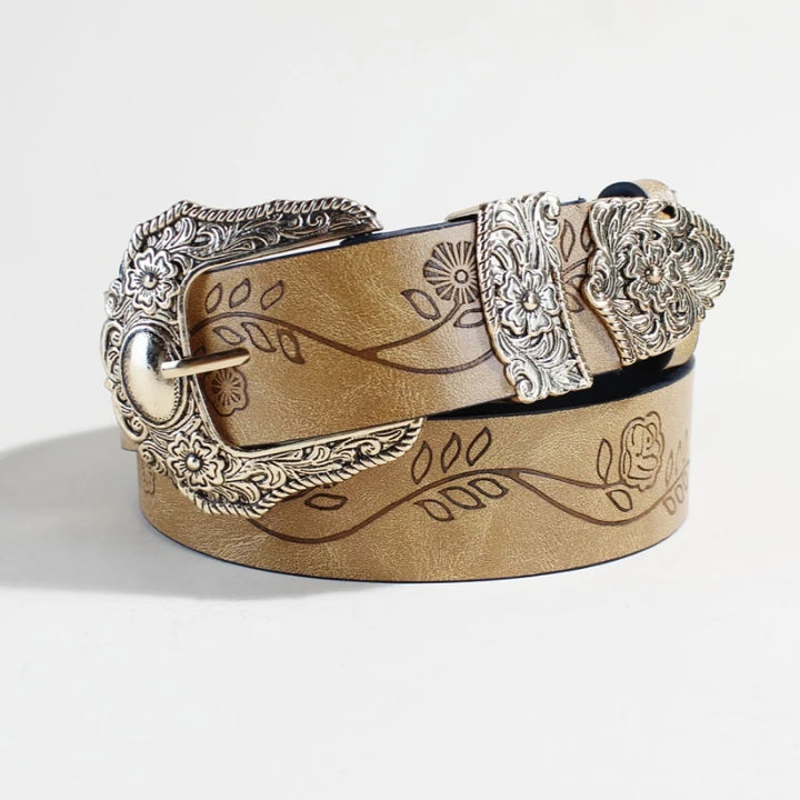Saddle Rose Buckle Belt