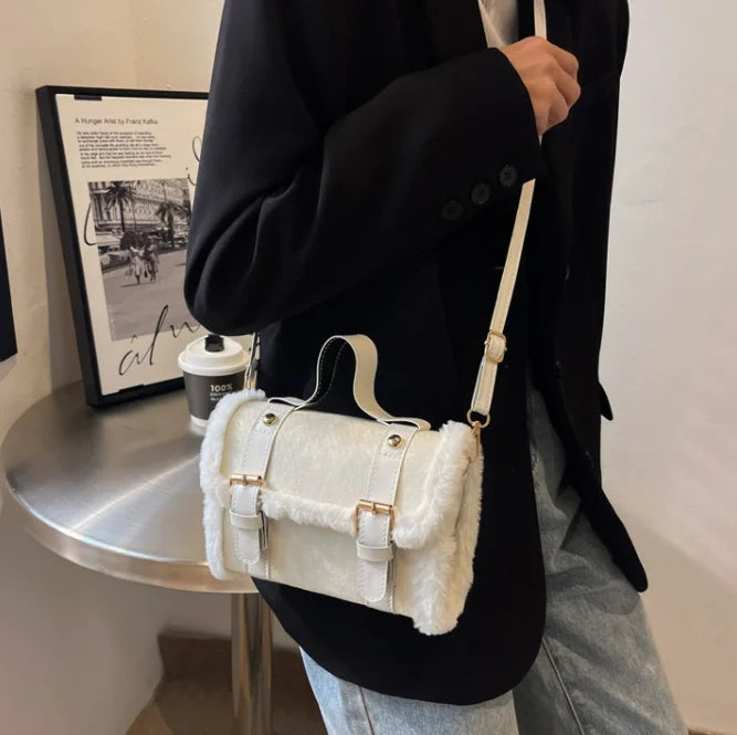 Alpine Shearling Crossbody Bag