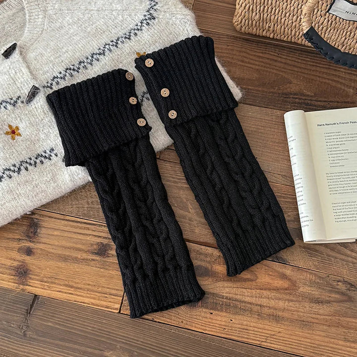 Chalet Cable-Knit Leg Warmers