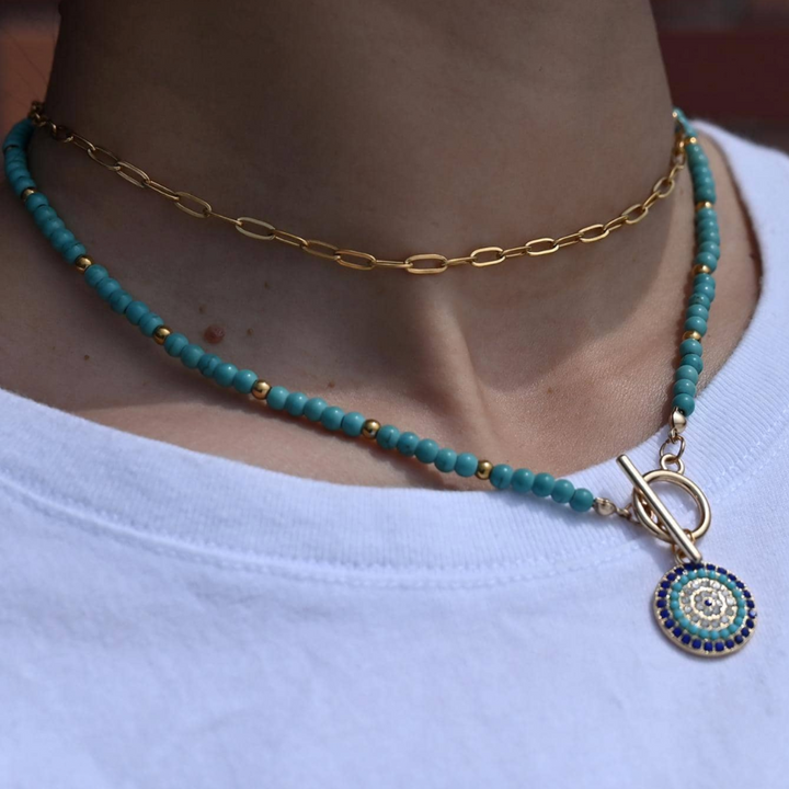 Mystic Evil Eye Charm Necklace