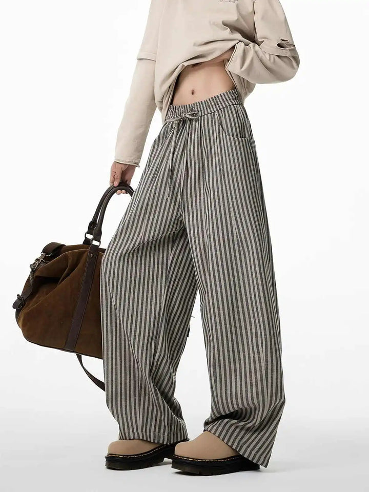 Kuro Striped Baggy Pant