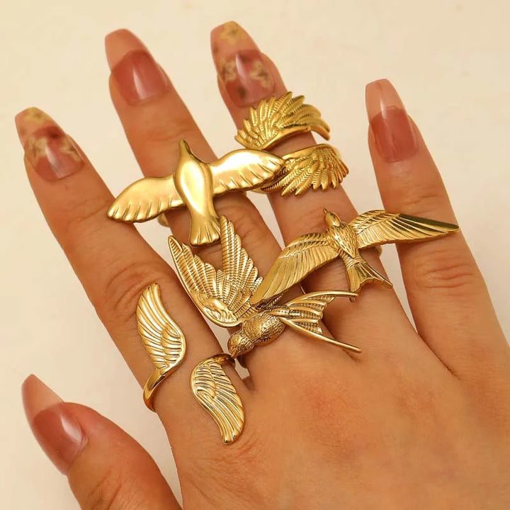 Wings In Flight Ring