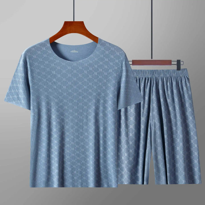Monogram Ice Silk Lounge Set