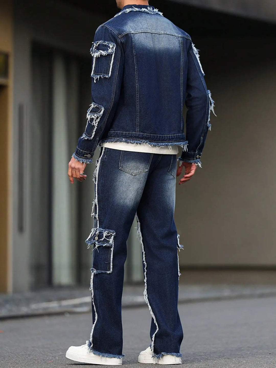 Vanguard Distressed Denim Set