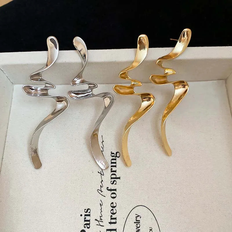Mirage Spiral Drop Earring