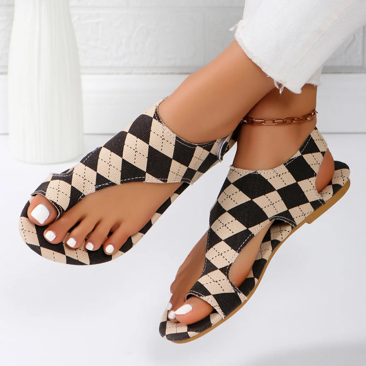 Harlequin Checker Flats