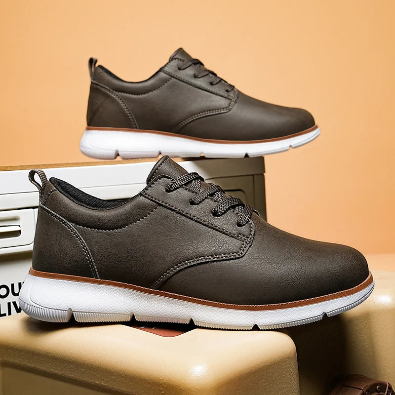 Essential Low-Top Leather Sneaker