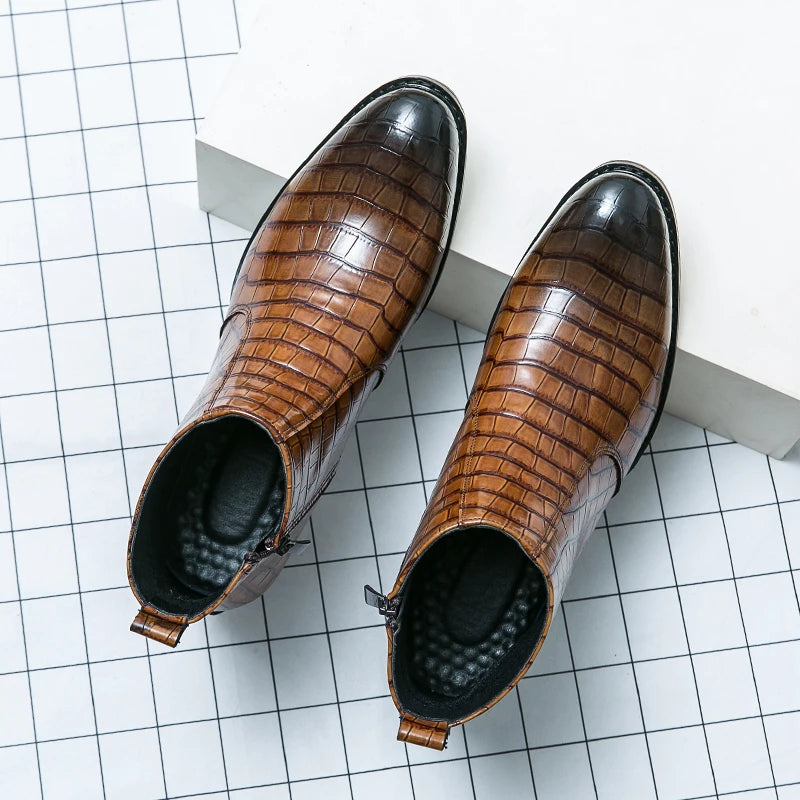 Castellano Crocodile Boot