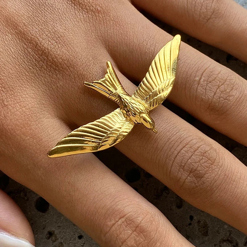 Wings In Flight Ring