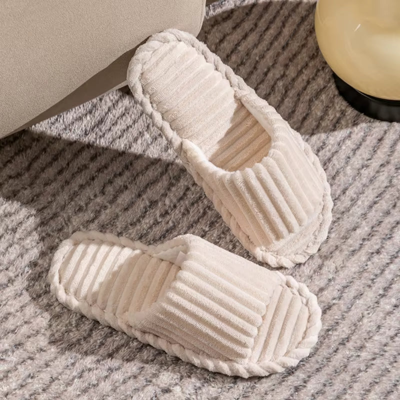 Camden Ribbed Corduroy Slides
