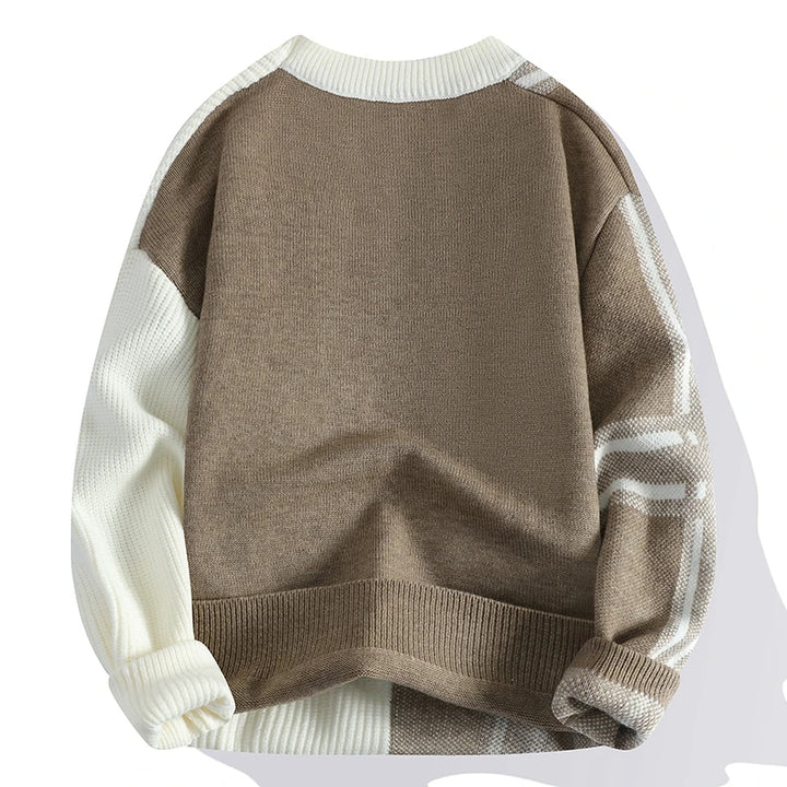 Avant-Garde Grid Sweater