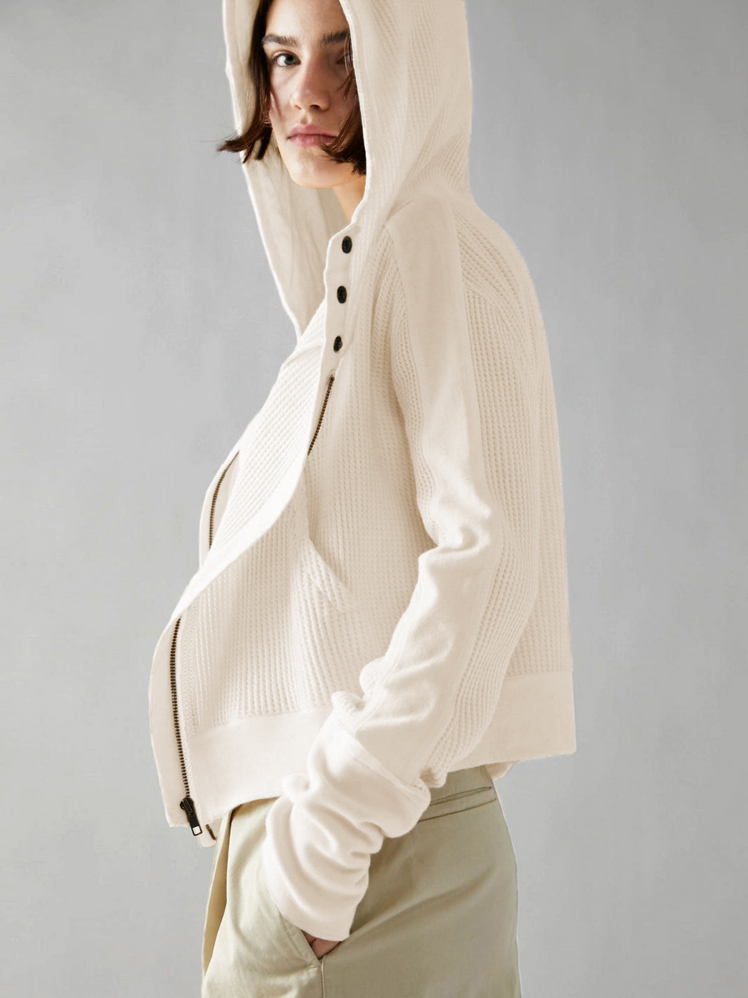 Marlow Waffle Knit Jacket