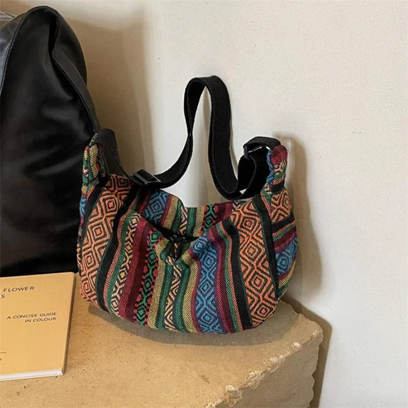 La Boheme Patterned Crossbody Bag