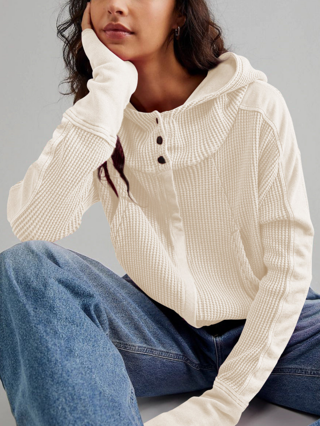 Marlow Waffle Knit Jacket