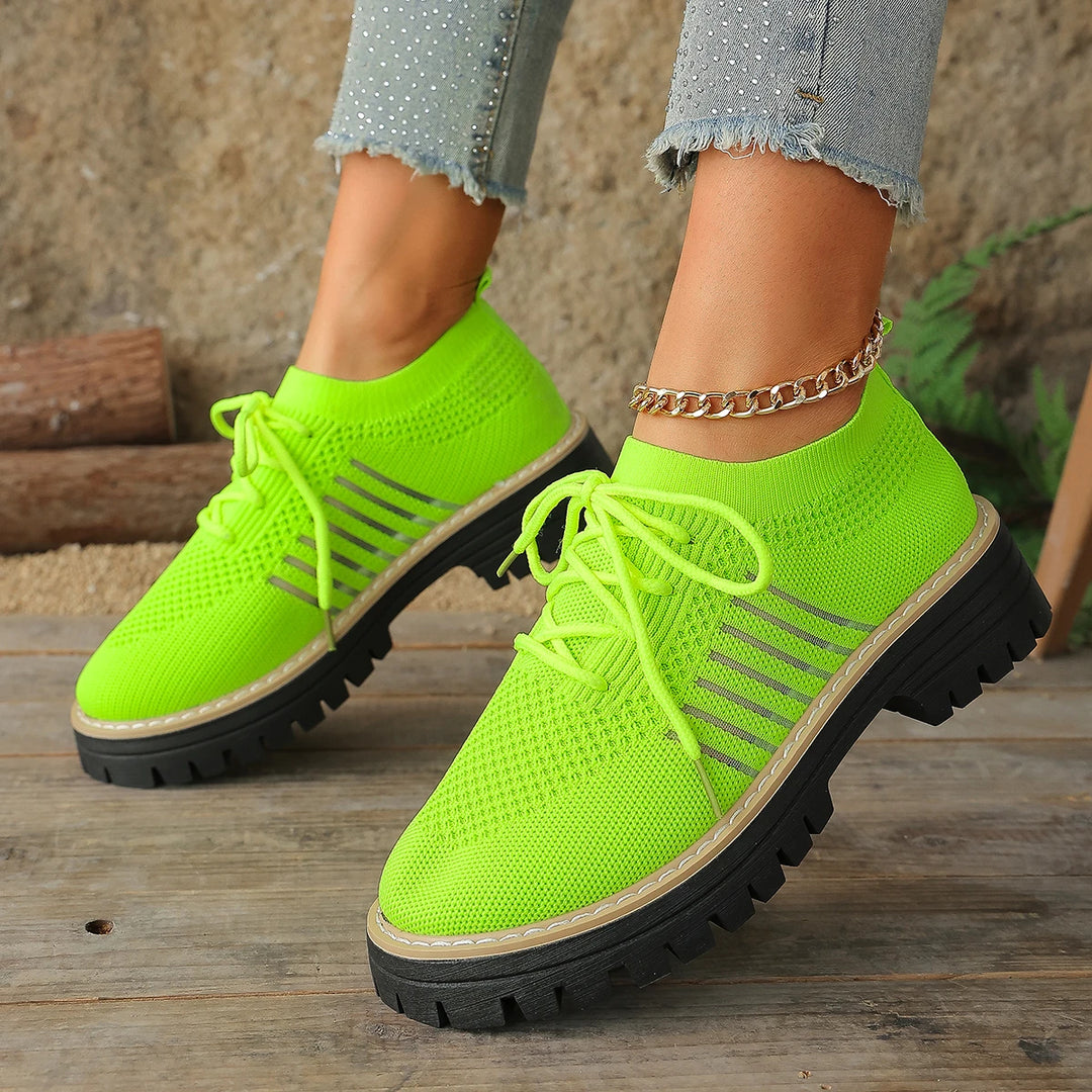 Kyra Mesh Platform Sneaker