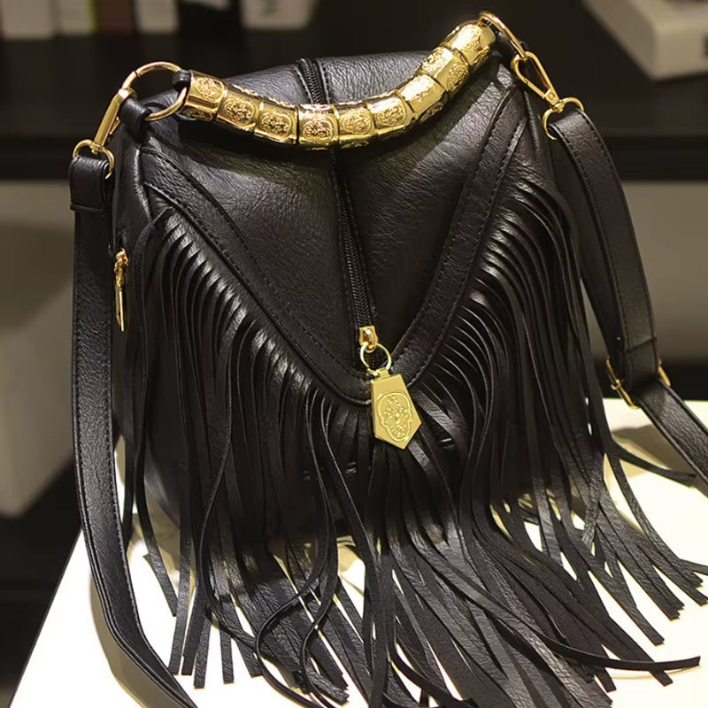 Wanderlust Fringe Crossbody Bag