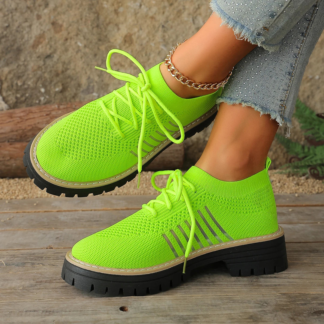 Kyra Mesh Platform Sneaker