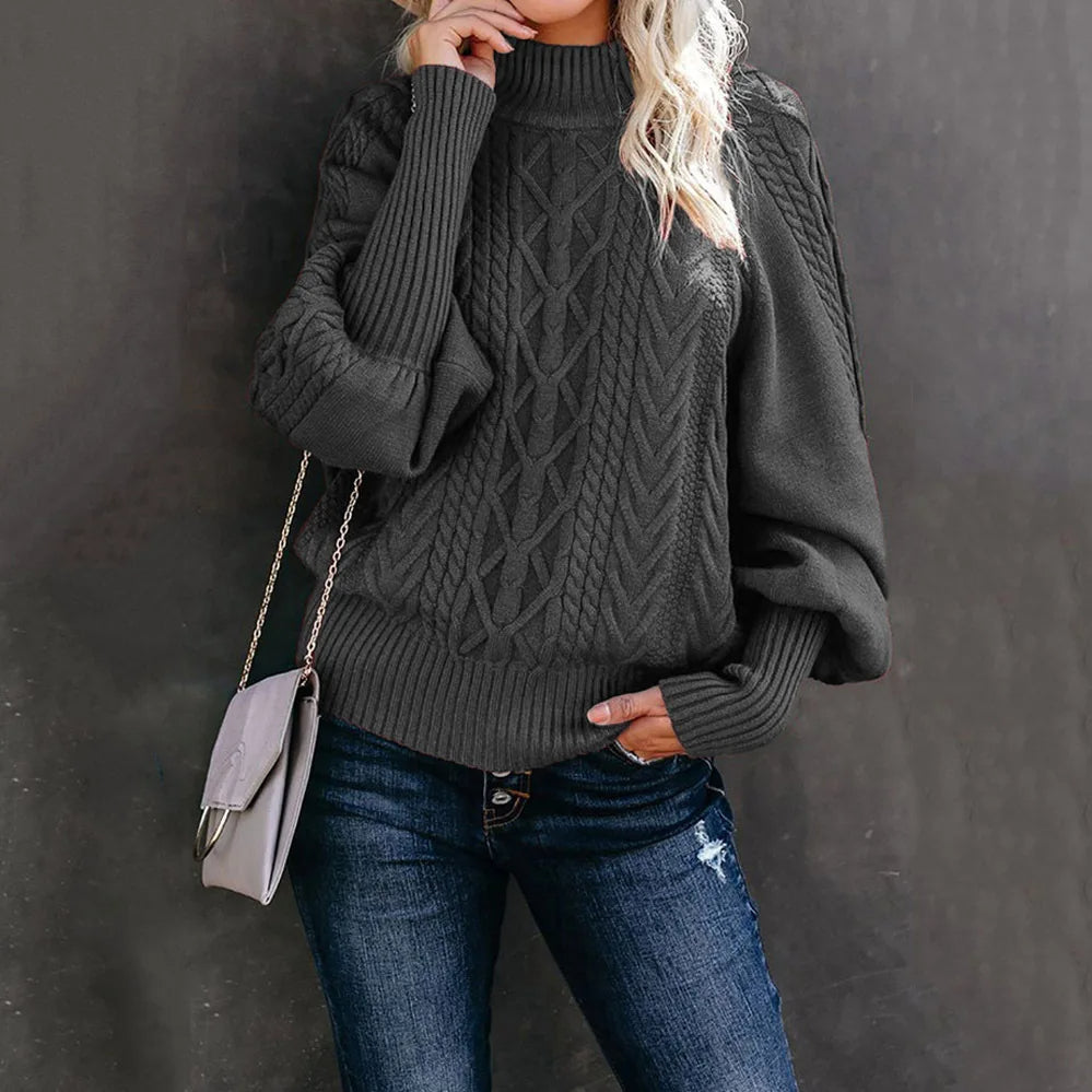Serene Diamond Knit Pullover