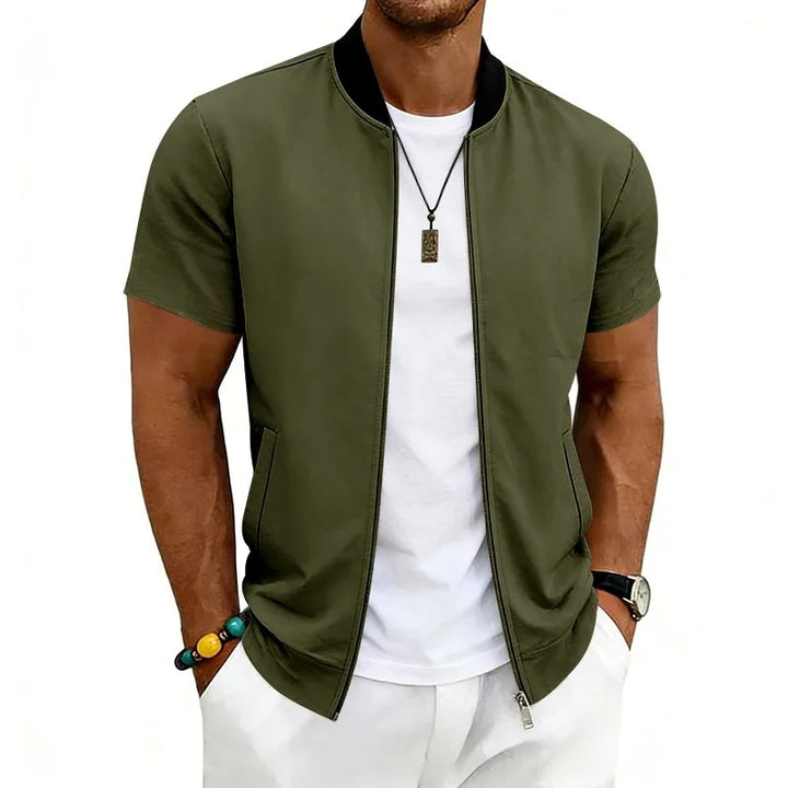 Brooks Short-Sleeve Bomber