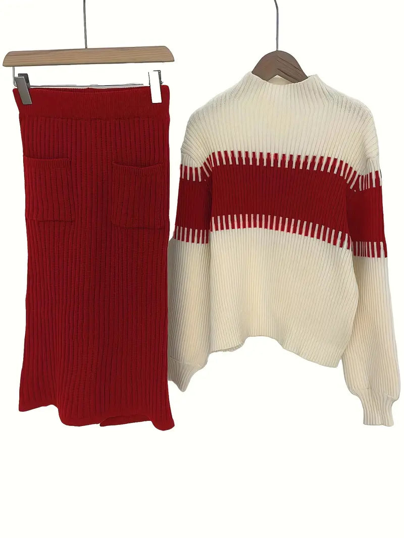 Anastasia Panel Knit Co-Ord