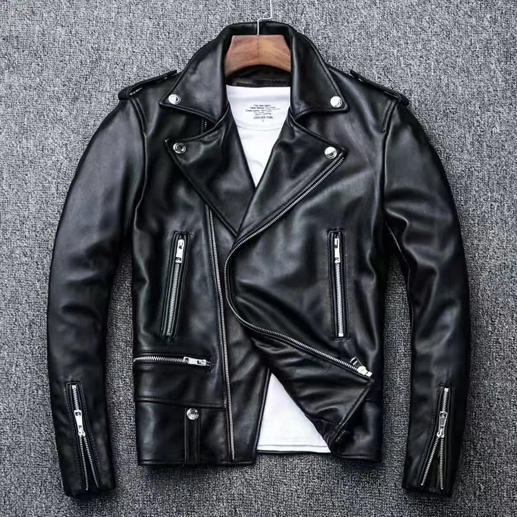 District Moto Leather Jacket
