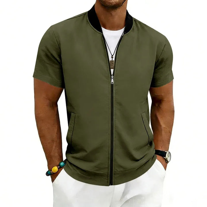 Brooks Short-Sleeve Bomber