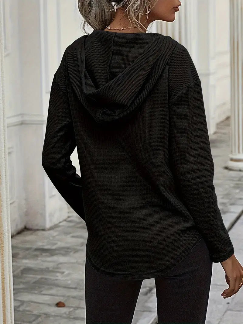 Calla Waffle Knit Hoodie