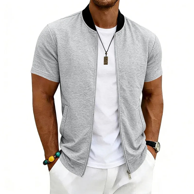 Brooks Short-Sleeve Bomber
