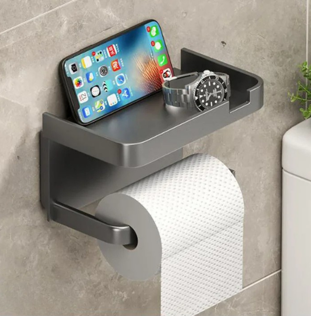 Slate & Steel Toilet Paper Holder