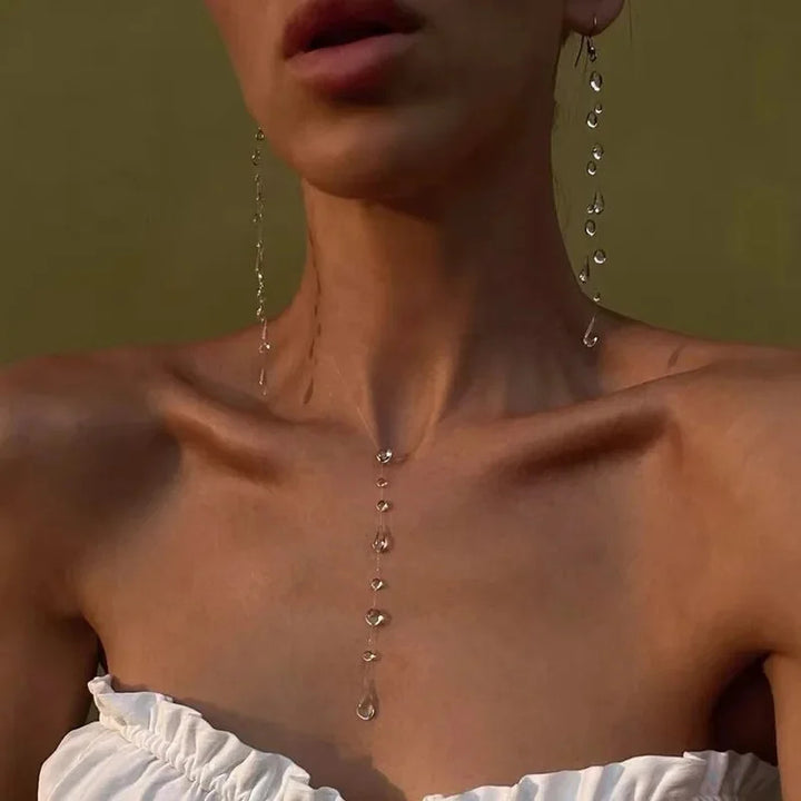 Raindrop Necklace & Earring Set