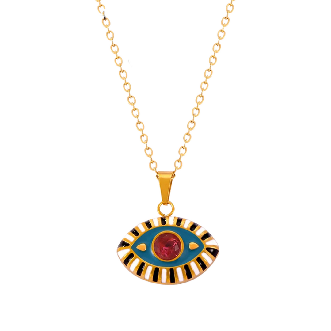 Alchemy Evil Eye Charm Necklace