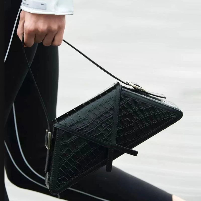Vera Triangle Flap Shoulder Bag