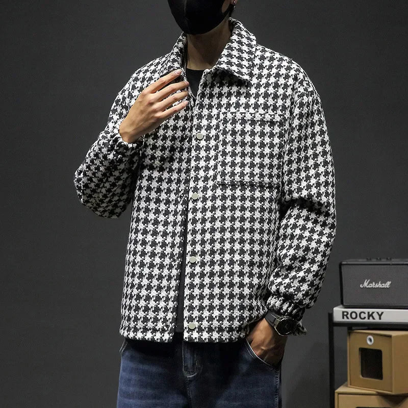 Houndstooth Tweed Jacket