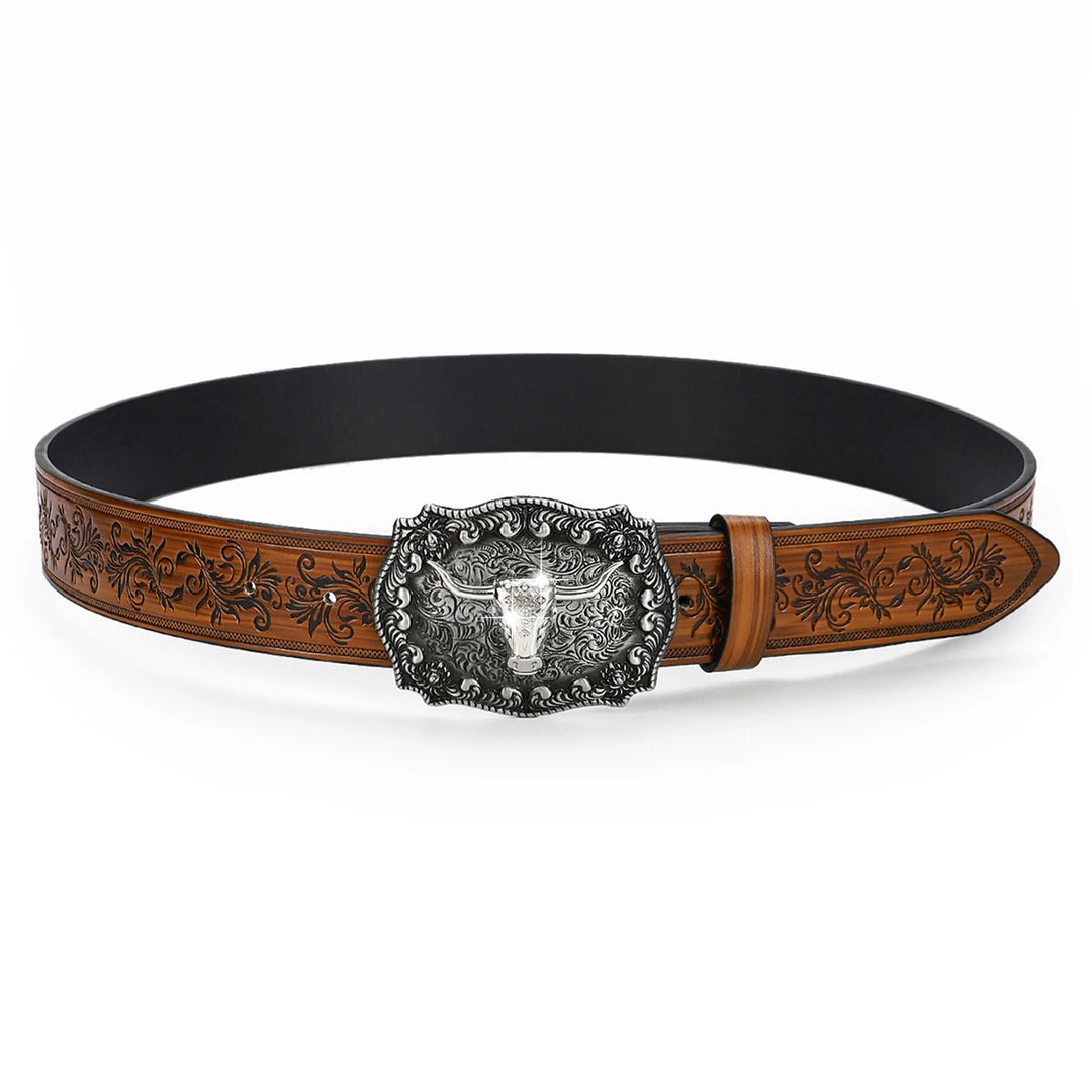 Heirloom Embossed Buckle Belt