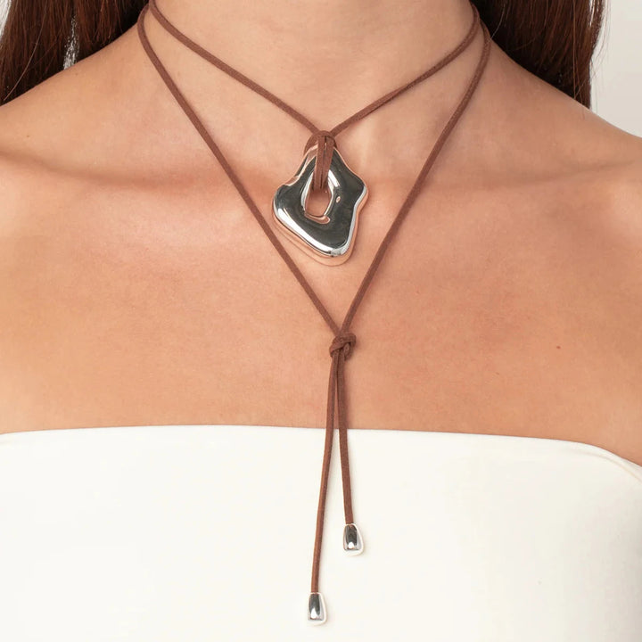 Molten Abstract Necklace