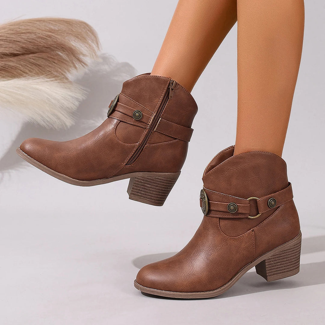 Dakota Buckle Ankle Boot