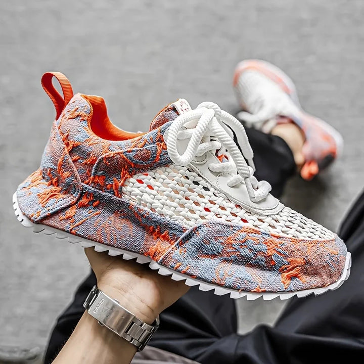 Denim Mesh Runner