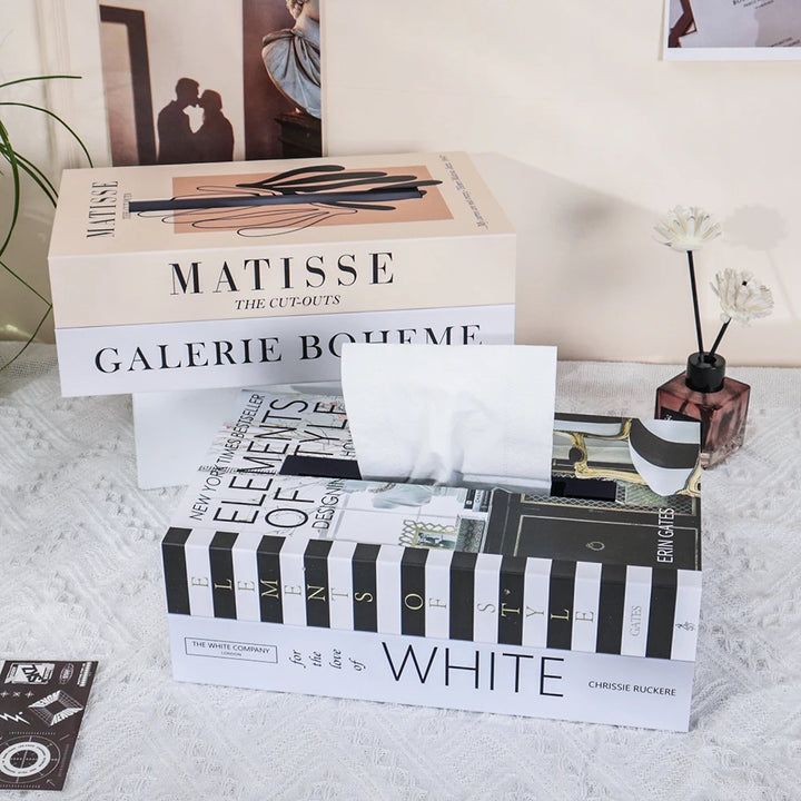 Editorial Book Tissue Holder